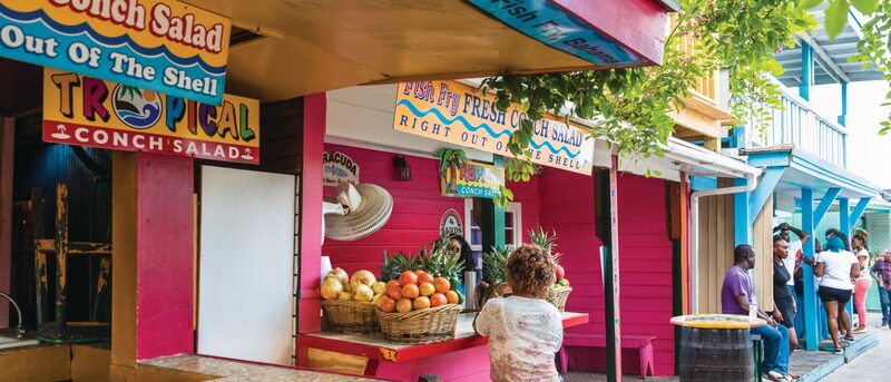 Fish Fry, Arawak Cay — Bahamas