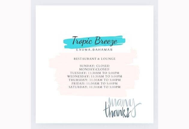 Tropic Breeze Beach Bar & Grill — Bahamas