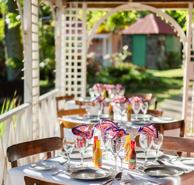 Dining at The Hermitage — St Kitts & Nevis